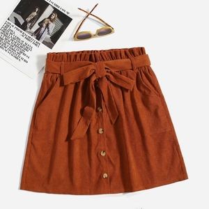 Shein Curve 3X Corduroy Skirt